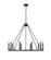 Florence 1 - Light Chandelier Ceiling Light Matte Black (670|46710-MB)