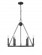Florence 6-Light Chandelier Ceiling Light Matte Black (670|46706-MB)
