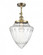 Beacon - 1 Light - 12 inch - Antique Brass - Adjustable Semi-Flush Mount (3442|201F-AB-G664-12)