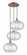Ithaca - 3 Light - 19 inch - Antique Copper - Cord hung - Multi Pendant (3442|113B-3P-AC-G555-12CL)
