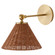 WICKER 1 Light Small Wall Mount - Aged Brass (83|5393-80)