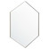 24x34 HEXGN  MIRROR - SLV (83|13-2434-61)