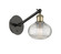 Ithaca - 1 Light - 6 inch - Black Antique Brass - Sconce (3442|317-1W-BAB-G555-6CL)