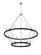 Carruth 15-Light Chandelier Ceiling Light Matte Black / Modern Gold (670|95015-MB/MG)