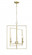 Nellis 4-Light Pendant light Modern Gold (670|3231-MG)