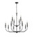 Savanne 12-Light Chandelier Ceiling Light Matte Black (670|29612-MB)