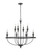 Emery 8-Light Chandelier Ceiling Light Matte Black (670|28108-MB)