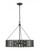 Stella 6-Light Chandelier Ceiling Light Matte Black (670|27006-MB)