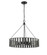 Stella 6-Light Chandelier Ceiling Light Matte Black (670|27006-MB)