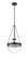 Clarra 1-Light Pendant light Matte Black (670|20101-MB)