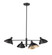 Warhol 4-Light Chandelier Ceiling Light Matte Black (670|12804-MB)