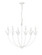Primrose 6-Light Chandelier Ceiling Light Textured White (670|12706-TWH)
