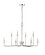 Marceline 8-Light Chandelier Ceiling Light Polished Nickel (670|12508-PN)