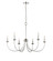 Huxley 6-Light Chandelier Ceiling Light Polished Nickel (670|12406-PN)