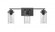 Serena 3-Light Vanity Matte Black (670|10303-MB)