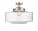 Bridgeton - 1 Light - 16 inch - Brushed Satin Nickel - Semi-Flush Mount (3442|616-1F-SN-G692-16)