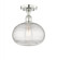 Ithaca - 1 Light - 10 inch - Polished Nickel - Semi-Flush Mount (3442|616-1F-PN-G555-10CL)