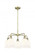 Bella - 5 Light - 24 inch - Antique Brass - Chandelier (3442|516-5CR-AB-G558-6GWH)