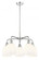 Bella - 5 Light - 24 inch - Polished Chrome - Chandelier (3442|516-5CR-PC-G558-6GWH)