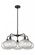 Ithaca - 5 Light - 28 inch - Oil Rubbed Bronze - Chandelier (3442|516-5CR-OB-G555-10CL)