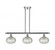 Ithaca - 3 Light - 36 inch - Polished Chrome - Cord hung - Island Light (3442|516-3I-PC-G555-8CL)