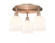 Bella - 3 Light - 17 inch - Antique Copper - Flush Mount (3442|516-3C-AC-G558-6GWH)