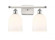 Bella - 2 Light - 16 inch - White Polished Chrome - Bath Vanity Light (3442|516-2W-WPC-G558-6GWH)