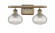 Ithaca - 2 Light - 16 inch - Antique Brass - Bath Vanity Light (3442|516-2W-AB-G555-6CL)