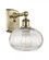 Ithaca - 1 Light - 8 inch - Antique Brass - Sconce (3442|516-1W-AB-G555-8CL)