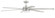 Chilz 72'' 6-Blade Indoor/Outdoor (Damp) Smart Ceiling Fan, Painted Nickel, Integrated LED Light  (20|CLZ72PN6)