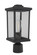 Resilience 1 Light Outdoor Post Mount in Textured Black, Clear Lens (20|ZA2415-TB-C)
