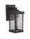 Resilience 1 Light Small Outdoor Wall Lantern in Bronze, Clear Lens (20|ZA2404-BZ-C)