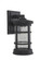 Resilience 1 Light Medium Outdoor Wall Lantern in Textured Black, Clear Lens (20|ZA2314-TB-C)