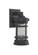 Resilience 1 Light Small Outdoor Wall Lantern in Textured Black, Clear Lens (20|ZA2304-TB-C)