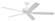 Santori 72'' 5-Blade Indoor/Outdoor (Damp) Ceiling Fan in Matte White w/ White Blades (20|SNT72MWW5)