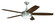 Phaze II 52'' 5-Blade Ceiling Fan in Brushed Polished Nickel w/ Walnut/Dark Oak Blades; Integrate (20|PHZ52BNK5)