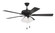 52'' Ceiling Fan w/Blades, 4 White Frost LED Lights (20|ECF114FB5-FBGW)