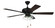 Eos 52'' 5-Blade Clear 4 Light Ceiling Fan in Espresso w/ Espresso/Walnut Blades (20|ECF104ESP5-ESPWLN)