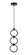 Context 3 Light LED Pendant in Flat Black (20|59393-FB-LED)