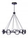 Context 9 Light LED Chandelier in Flat Black (20|59329-FB-LED)