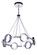 Context 6 Light LED Chandelier in Chrome (20|59326-CH-LED)