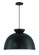 Ventura Dome 1 Light Pendant in Flat Black (20|59192-FB)