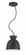 Ventura Dome 1 Light Mini Pendant in Flat Black (20|59191-FB)