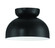 Ventura Dome 1 Light Flushmount in Flat Black (20|59181-FB)