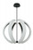 Unwind Large LED Pendant in Flat Black (20|58891-FB-LED)