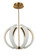 Unwind Small LED Pendant in Satin Brass (20|58890-SB-LED)