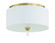 Fortuna 2 Light Flushmount in Satin Brass (20|58282-SB)