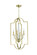 Fortuna 4 Light Foyer in Satin Brass (20|58234-SB)