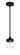 Wrenn 1 Light Mini Pendant in Flat Black (20|58191-FB)