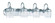 Wrenn 4 Light Vanity in Chrome (20|58104-CH)